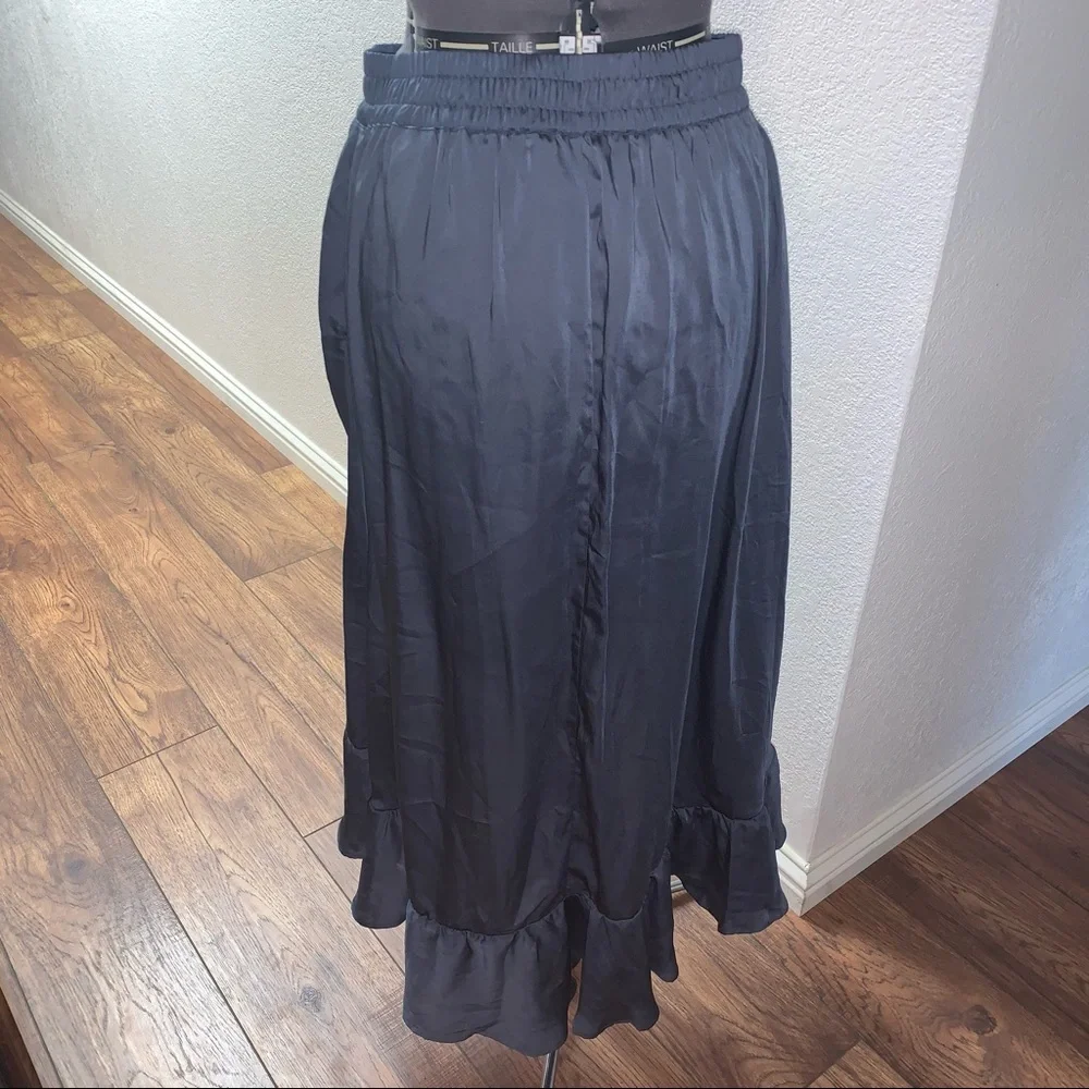 Lisa Rinna Collection Ruffled Midi Skirt - Picture 2 of 2